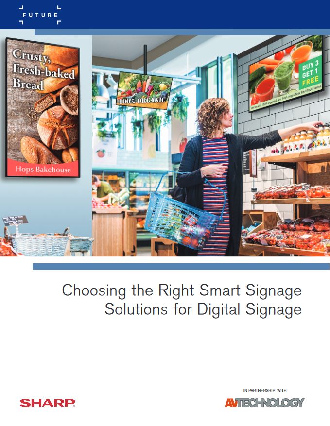 Sharp, Choosing The Right Smart Signage Solutions For Digital Signage, Digital Imaging Solutions